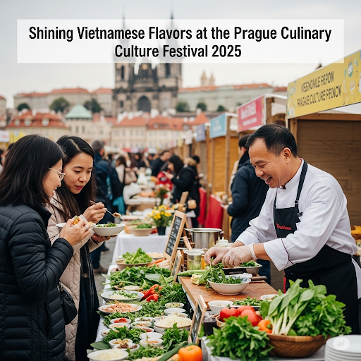 Tỏa sáng hương vị Việt tại Lễ hội văn hóa ẩm thực Praha 2025
