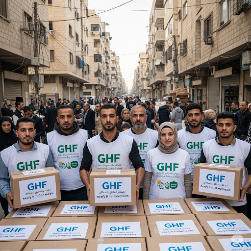 GHF tuyên bố phân phát gần 9 triệu suất ăn cho người dân Gaza