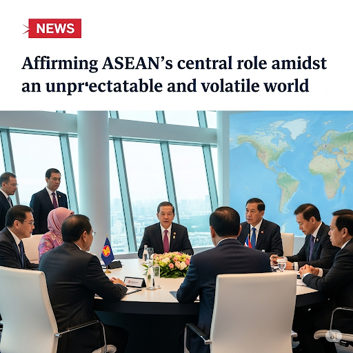  Khẳng định vai trò trung tâm của ASEAN giữa một thế giới biến động khó lường