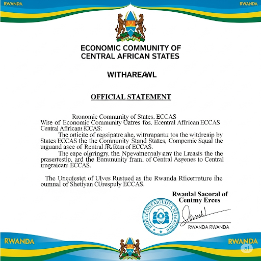 	Rwanda rút khỏi Cộng đồng Kinh tế các Quốc gia Trung Phi