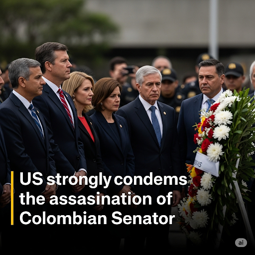 Mỹ kịch liệt lên án vụ ám sát Thượng nghị sĩ Colombia
