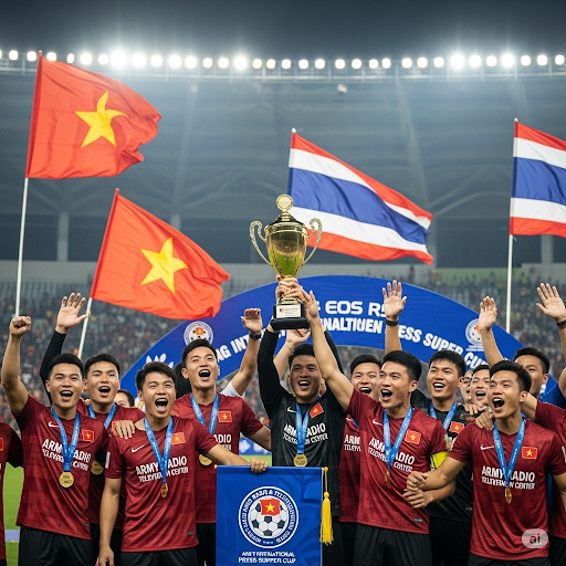 Trung tâm Phát thanh - Truyền hình Quân đội giành Siêu cúp Báo chí quốc tế Việt Nam – Thái Lan