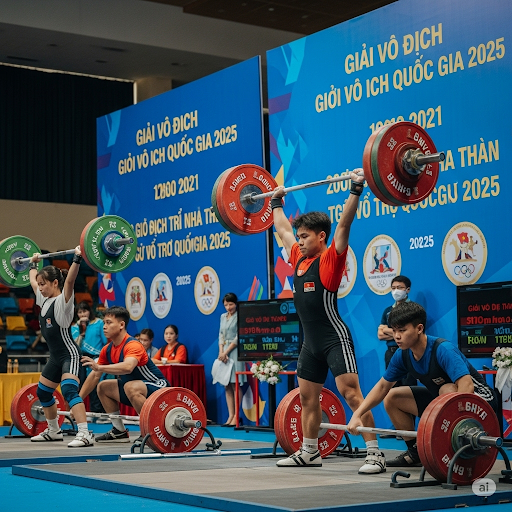Nhiều kỷ lục quốc gia lứa tuổi trẻ tại Giải vô địch cử tạ trẻ quốc gia 2025