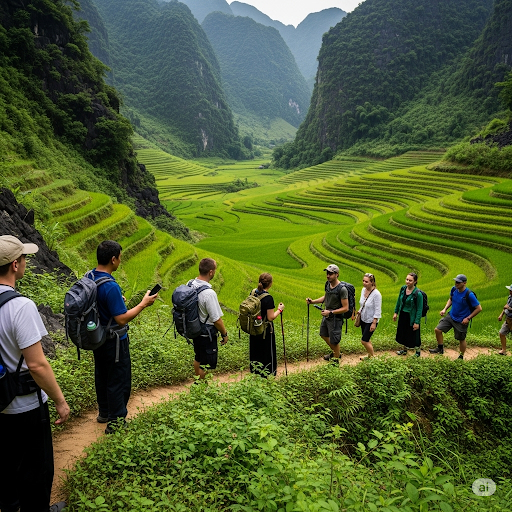 Đến Pù Luông trải nghiệm du lịch khám phá, tour trekking