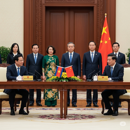 Thủ tướng Phạm Minh Chính gặp Phó Chủ tịch Trung Quốc Hàn Chính