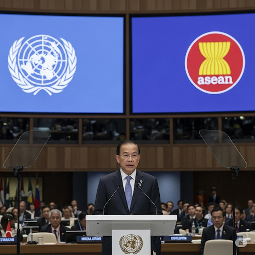 Thủ tướng Phạm Minh Chính đại diện ASEAN phát biểu tại Hội nghị đại dương của Liên hợp quốc lần thứ 3