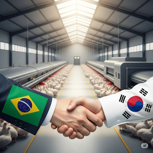 Hàn Quốc tái nhập khẩu các loại gia cầm của Brazil