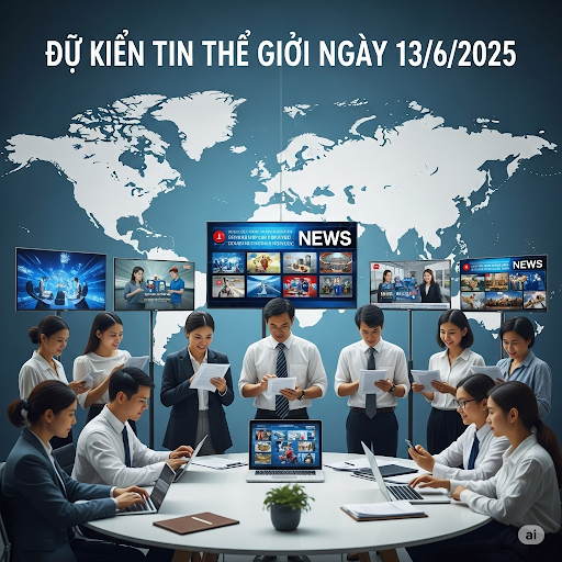 DỰ KIẾN TIN THẾ GIỚI NGÀY 13/6/2025