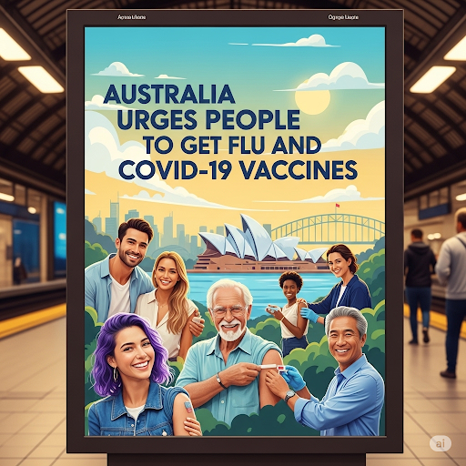 Australia kêu gọi người dân tiêm vaccine cúm và COVID-19 