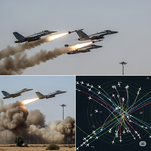 Israel tấn công Iran: Nhiều nước đóng cửa không phận, các hãng hàng không chuyển hướng bay