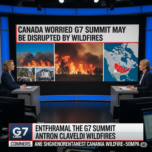 Canada lo Hội nghị thượng đỉnh G7 có thể bị gián đoạn do cháy rừng 