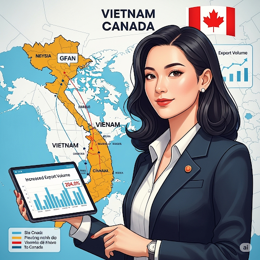 Mô hình giúp hàng Việt Nam xuất khẩu vào Canada nhiều hơn