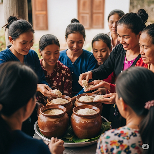 Lan tỏa yêu thương từ những nồi cơm nghĩa tình của cộng đồng người Việt tại Lào