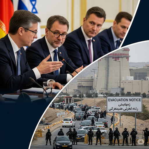 Căng thẳng Israel-Iran: Đức, Pháp, Anh sẵn sàng tổ chức đàm phán hạt nhân - Israel cảnh báo sơ tán gần các lò phản ứng hạt nhân Iran