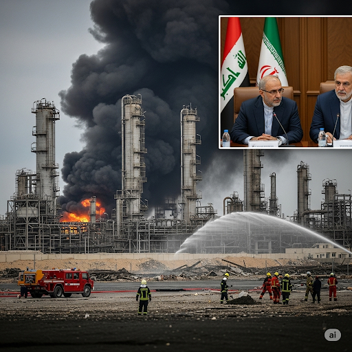 Căng thẳng Israel - Iran: Iran không kích nhà máy lọc dầu lớn nhất Israel			- Iraq và Iran thảo luận nỗ lực ngăn chặn căng thẳng