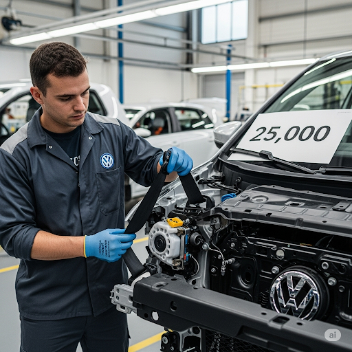 Volkswagen triệu hồi hơn 25.000 xe tại Mexico do lỗi dây an toàn
