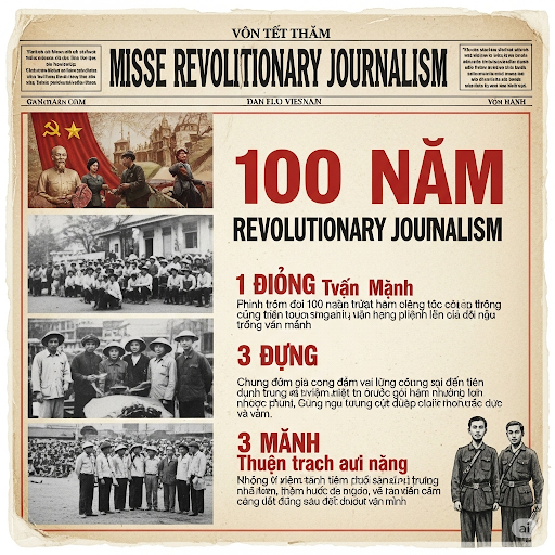 100 năm Báo chí Cách mạng Việt Nam: Ba điểm lưu ý của báo chí cách mạng trong kỷ nguyên vươn mình