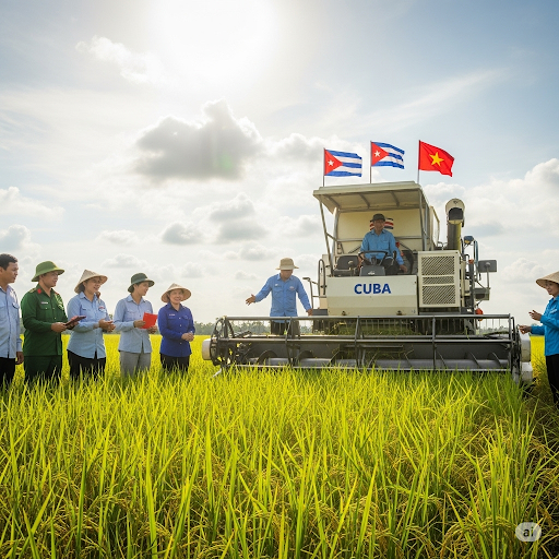 Báo chí quốc tế: Hợp tác Việt Nam-Cuba tạo bước đột phá trong sản xuất lúa gạo
