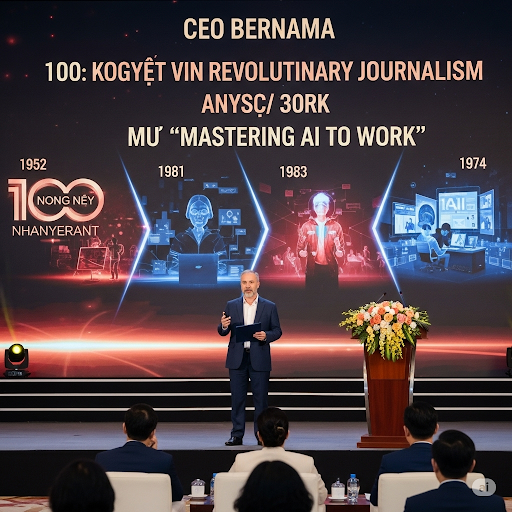 100 năm Báo chí Cách mạng Việt Nam: CEO Bernama nhấn mạnh "nắm rõ AI để làm nghề" trong kỷ nguyên số