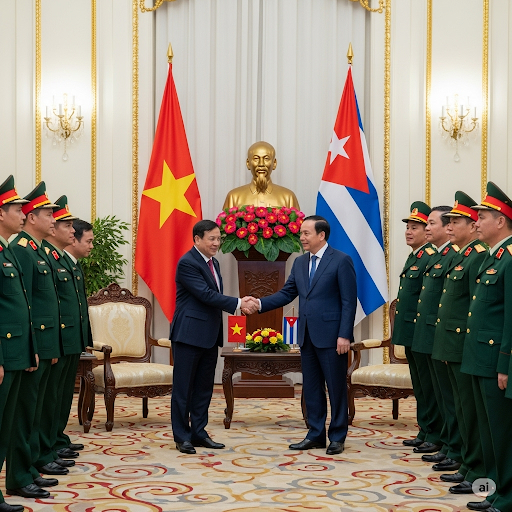 Việt Nam và Cuba thắt chặt tình đoàn kết và hợp tác quốc phòng