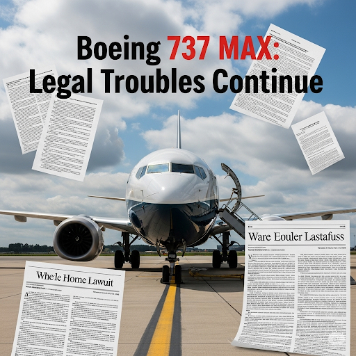 Boeing tiếp tục gặp rắc rối pháp lý vì máy bay 737 MAX