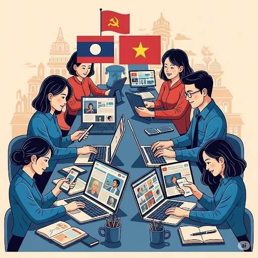 Báo chí cách mạng Việt Nam: Cầu nối hữu nghị Lào-Việt Nam và lực lượng xung kích trong kỷ nguyên số