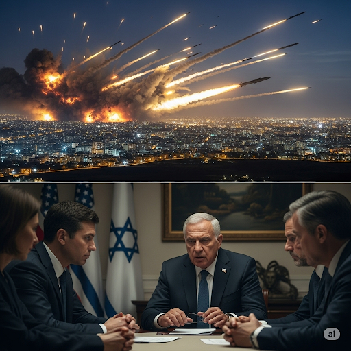 Căng thẳng Israel-Iran: Iran phóng tên lửa vào lãnh thổ Israel - Thủ tướng Israel họp bàn với quan chức Mỹ về khả năng tấn công Iran