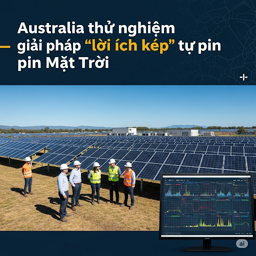 Australia thử nghiệm giải pháp “lợi ích kép” từ pin Mặt Trời